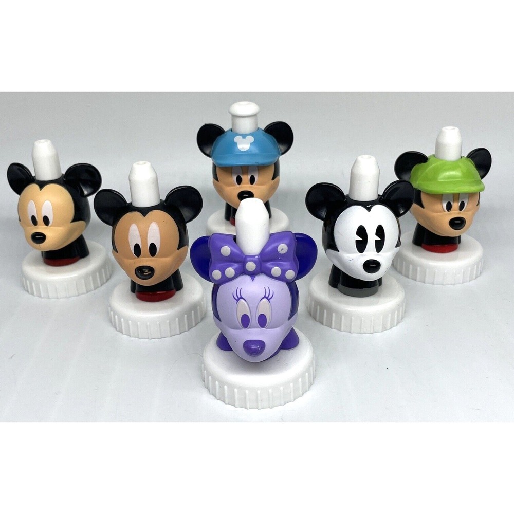Mickey Mouse Minnie Mouse Good 2 Grow Toppers Disney LOT of 6